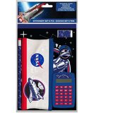 Luna Luna:6-delni set pisalnih potrebščin NASA s peresnico, kalkulatorjem in pisalnimi potrebščinami | Shoptok.si
