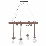 15483-18 - Luster na sajli ROPE 4xE27/60W/230V
