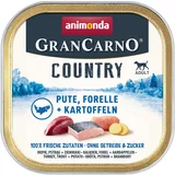 Animonda Varčno pakiranje GranCarno Adult Country 44 x 150 g - Puran, postrv in krompir