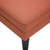  Počivaljka od samtana tkanine s jastukom crvena narančasta | shoptok.hr