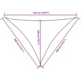  Jedro protiv sunca od tkanine trokutasto 3 x 3 x 4,24 m crveno | shoptok.hr