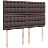 vidaXL Krevet s oprugama i madracem tamnosmeđi 160x200 cm tkanina | shoptok.hr