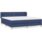  Krevet s oprugama i madracem plavi 180x200 cm od tkanine | shoptok.hr