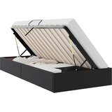  Otomanski krevet s pohranom Crna 90 x 190 cm Lažna koža | shoptok.hr