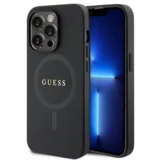 Guess Originalni ovitek GUHMP15LPSAHMCK z Magsafe Saffiano za iPhone 15 Pro - črn, (21105438)