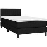 Box spring krevet s madracem crni 80 x 200 cm od tkanine | shoptok.hr
