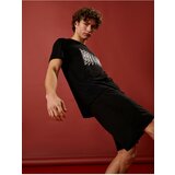 Koton Sports T-Shirt Slogan Printed Crew Neck Short Sleeve Breathable Fabric Cene