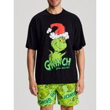 Sinsay Pamučna dvodijelna pidžama s božićnim motivom Grinch Slike