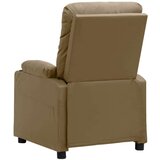  Naslonjač od umjetne kože boja cappuccina - Boja cappuccina 1 | shoptok.hr