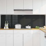 vidaXL Kuhinjski zaštita Crna 100 x 60 x 0.8 cm | shoptok.hr