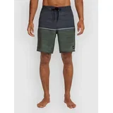 Hyperfreak Mysto Block Scallop 19" Boardshorts dark olive mysto block