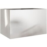 Furnova Cvetlično korito srebrno 62x40x39 cm nerjaveče jeklo, (21920598) | Shoptok.si