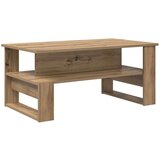  Klubska miza Umetni hrast 90 x 50 x 40 cm Konstruiran les, (5000120291) | Shoptok.si