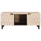  Klubska miza Bela 100 x 54 x 40 cm Masiven les manga, (5000107330) | Shoptok.si