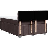  Krevet s oprugama i madracem tamnosmeđi 160x200 cm tkanina | shoptok.hr