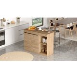 Hanah home Kuhinjski sto OR2-S, 120x60x88.2 cm, Hrast | Eponuda.ba