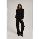 Marisse Black Pleated Trousers Cene