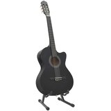 12-dijelni set gitare Western s ujednačivačem i 6 žica crni | Eponuda.com
