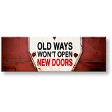  Motivacijska slika na platnu Old ways_003 (moderne slike z) | Shoptok.si