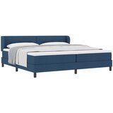 vidaXL Postelja z vzmetnico z vzmetnico Modra 200 x 200 cm blago, (5000141777) | Shoptok.si