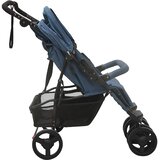 Dječja kolica za blizance modra čelična | Eponuda.com