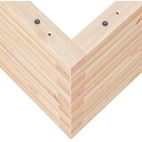  Vrtno cvetlično korito 110x40x45,5 cm trdna borovina | Shoptok.si