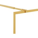  Stijenka za walk-in tuš sa staklom ESG zlatna 100 x 195 cm | shoptok.hr