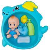  Lutka dojenček s kopalno kadjo, modra | Shoptok.si