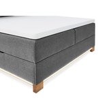 Meise Möbel Sivi boxspring krevet s prostorom za odlaganje 180x200 cm Messina – | shoptok.hr