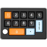 INF Brezžična RGB igralna mehanska mini tipkovnica XSX-W908 z 12 tipkami Black, (5000071897) Cene