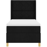  s opruga kutije s LED trakama Crna 100 x 200 cm tkanina | shoptok.hr