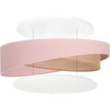 Brilagi LED prigu&amp;scaron;iva svetiljka VELVET TWIST LED/36W/230V CCT prečnik 65 cm WT roze/bež. + daljinski upravljač Slike