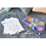 ECO TOYS Stol za glazbene instrumente sa ksilofonom, činelama, tamburinom, morska tema | shoptok.hr
