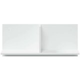  Stenska omarica 70x16,5x30 cm bela inženirski les | Shoptok.si