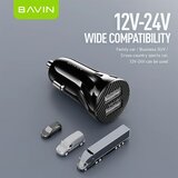 BAVIN auto punjač 2xUSB + kabl Type-C crna | Eponuda.com
