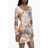 Desigual SHORT DRESS FOR WOMEN IN BEIGE Cene