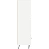 Visoka komoda bijela 69,5 x 31 x 115 cm od konstruiranog drva Slike