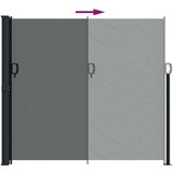 vidaXL Bočna tenda na uvlačenje antracit 180 x 300 cm | shoptok.hr