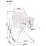  Stolica AZALIA - Tkanina - tamno siva | shoptok.hr