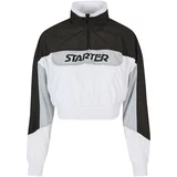 Starter Black Label Women's Starter Colorblock Pull Over Jacket Black/White