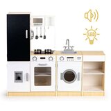 ECO TOYS Drvena kuhinja za decu Natur&White XXL | ePonuda.com