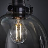 Endon 99106 - stropno svetlo urban 1xE27/10W/230V crna/prozirna | Eponuda.com