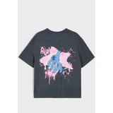 Sinsay Pamučna oversize majica s printom Stitch na leđima | shoptok.hr