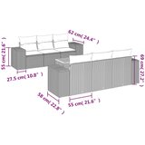  7-dijelni set vrtnih sofa od poliratana s jastucima bež | shoptok.hr