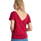 BASIC Feel Good T-shirt-RV-TS-4662.04X-burgundy | Shoptok.si