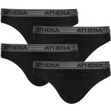 Athena BASIC COTON Pack de 4 Crna | shoptok.hr