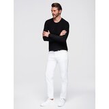Ombre Structured men's sweater with round neckline - black | shoptok.hr