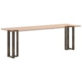  konzolna miza noge T-oblika 2 kosa 38x25x(72-73) cm jeklo, (21828687) | Shoptok.si