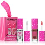 Revolution Candy Lips Duo darilni set za ustnice za ženske 1 ml Cene
