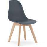 KITO stolica - tamni škriljevci / prirodne noge x 3 | shoptok.hr
